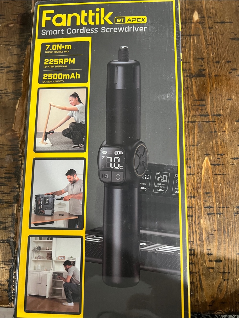 Fanttik Smart Cordless Screwdriver - Black